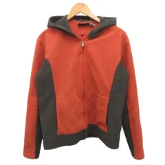 パタゴニア Patagonia フリースジャケット パーカー ジップアップ オレンジ L ■IBO90