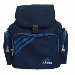 アディダス adidas 子ども用バッグ ミニリュックサック 25×29×12㎝ ブルー 青