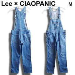 Lee × CIAOPANIC TYPY　（ リー × チャオパニック ）　オーバーオール　レディース M 相当　スリムテーパードデニム　サロペット　LL0154　ライトブルー
