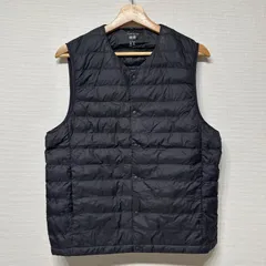 (^w^)b UNIQLO ユニクロ ダウンベスト PUFFTECH ブラック 黒 サイズM OM10391HG