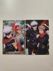 (まとめ) 呪術廻戦 五条 虎杖 悠仁 スケーターズ カード 2枚