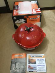 未使用新品 ル・クルーゼ マルチファンクション チェリーレッド 22cm