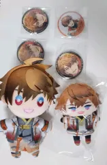 (まとめ) にじさんじ 3SKM 北見 結-YOU- グッズ バッジ ぬい ぬいぐるみ