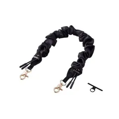 エレコム ハンドストラップシュシュ/上品 アクセサリー感覚 ミニマルデザイン 立体感 ブラック P-STHSCEBK