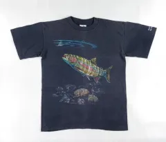 90年代 ハーレークイーン ネイチャー 釣り 半袖 Tシャツ L