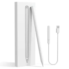 Bettdow GD13Pro スタイラスペン ワイヤレスチャージ+Type-C急速充電 ショートカットキー対応 iPad専用タッチペン Bluetooth ペンシル 高感度 傾き感知 交換ペン先付き 軽量 2018年以降iPad/mini/Air/ ...