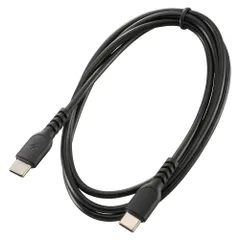 オーム(OHM) AudioComm usb c ケーブル 急速充電PD対応 USB-C to USB-C type-cケーブル 1m ブラック｜オーム電機 SMT-L10DCC-K 01-7332