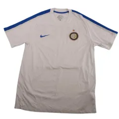 NIKE インテル・ミラノ トレーニングTシャツ M ホワイト×ブルー / Inter Milan Nike Training Shirt White/Blue Size M Soccer Football Jersey Authentic Dri-Fit
