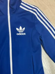 ブルー adidas ジャージ