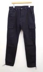 ★4620☆mnml ミニマル DENIM CARGO PANTS カーゴパンツ　32