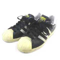 アディダス adidas 80s VINTAGE DX スーパースター ローカットスニーカー 24.0㎝ ブラック 黒系