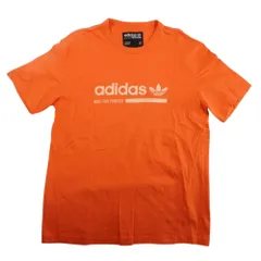 【美品】アディダス オリジナルス オレンジ Tシャツ M 越境販売 adidas Originals Built For Purpose Orange T-Shirt Men's Size M Vintage Style Global Shipping