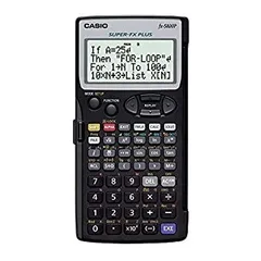 【中古】 CASIO カシオ プログラム関数電卓 407関数 10桁 FX-5800P-N