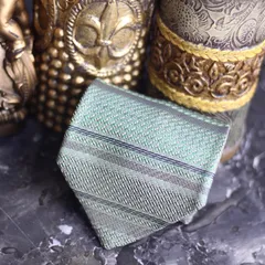 RETRO VINTAGE H･L NECK WEAR PATTERNED DESIGN SILK TIE/レトロ古着柄デザインシルクネクタイ