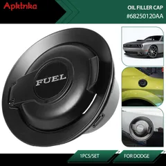 燃料ガスカバータンクオイルキャップ燃料ガスドアベーパーエディションマットブラックダッジチャレンジャー 2008-2019 68250120AA 適合