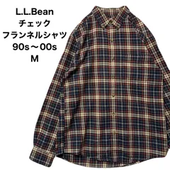 L.L.Bean エルエルビーン チェックシャツ フランネルシャツ 90s〜00s  M