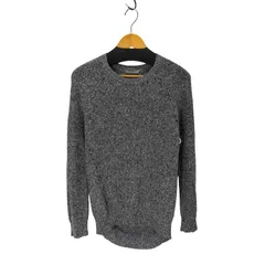 セオリーリュクス theory luxe リネン  クルーネック ロングニット レディース UK：38 