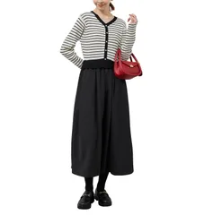 新品 [ロペピクニック] メタル釦ドッキングワンピース オフホワイト(15) S