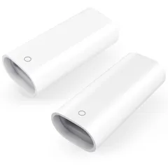Apple Pencil 充電 アダプタ 2個入り 過充電保護 発熱防止 アップル ペンシル 第1世代 専用 iPad Pro Air mini 用 lightning ライトニング コネクター USB ケーブル 変換 アダプター 白