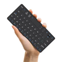 Luntak iPad キーボード ワイヤレス 静音 スタンド/ケース付き コンパクト 軽量 キーボード Bluetooth 5.0 マルチペアリング 対応 iPad/PC/Windows/IOS/Android キーパッド ブラック