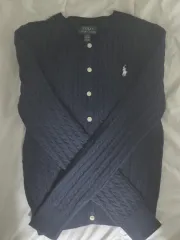 ポロ ラルフローレン ネイビー カーディガン