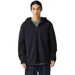 スノーピーク メンズ アウター パーカー・スウェット パーカー Snow Peak Flexible Insulated Zip Up Hoodie Black ブラック