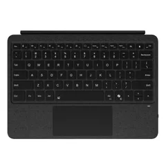Surface Pro 12インチ (第12世代/2025年) 用 キーボード ワイヤレス サーフェス タブレットのキーボード タッチパッド付き 7色バックライト Typ-C充電式 軽量 薄型 カバー兼用 磁気吸着 分離使用可 US英語配列 (ブラック)