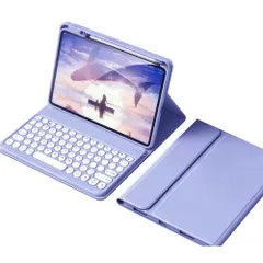 2025/2024 11インチiPadAir (M3/M2) キーボードケース 丸型キー iPad Air 10.9インチ 第5/4世代 iPad Pro 11 第4/3/2/1世代 カラーキーボード 分離式 キャンディーカラー 可愛い ビジネス 女 ...