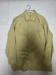 UNIQLO U オーバーサイズ シャツ M カーキ