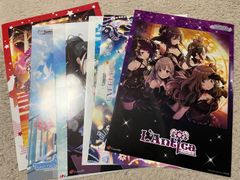 シンデレラガールズ劇場 アニメイト特典A4クリアポスター 6枚セット