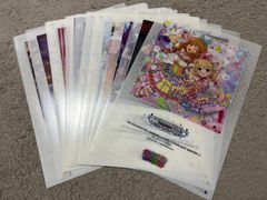 シンデレラガールズ劇場 アニメイト特典A4クリアポスター 6枚セット