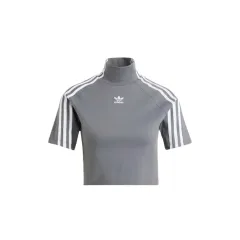 L アディダス ADILENIUM 半袖 トップス グレー IV9322