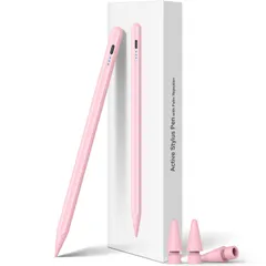 タッチペン iPad用ペン 急速充電 スタイラスペン 極細 高感度 iPad用pencil 傾き感知/磁気吸着/誤作動防止機能対応 軽量 耐摩 2018年以降iPad/iPad Pro/iPad air/iPad mini対応
