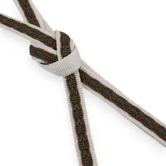 【衿秀】帯締め綾竹二枚合せ突甲/媚茶【ms0652】