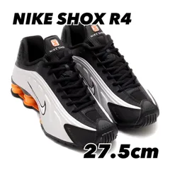 NIKE SHOX R4 ナイキ ショックス R4 BLACK/VAST GREY-BRIGHT MANDARIN hq1988-003 27.5cm