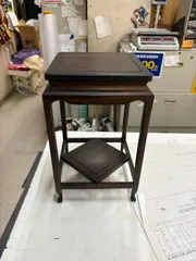 紫檀　花台　中卓　四角