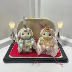 たれみみうさぎ雛　雛人形　ハンドメイド　お雛様　ひなまつり　2026