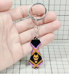 【キーホルダー　吉良吉影のネクタイ （ジョジョの奇妙な冒険） 】D02-22/SUN