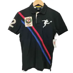 ラグビーラルフローレン Rugby Ralph Lauren ラグビー 刺繍 鹿の子 ポロシャツ ラガーシャツ メンズ import：XS 
