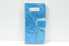 【送料無料】　iPhone11 Pro用 手帳型ケース 5.8インチ ブルー 蝶デザイン