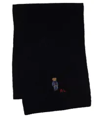 POLO RALPH LAUREN ポロラルフローレン クマ ユニセックス マフラー ブラック