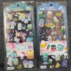 サンリオ ドロップジェリーシール はぴだんぶい ＆ サンリオキャラクターズ セット