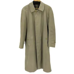 バーバリーズ BURBERRYS 英国製 裏地ノバチェック 比翼ステンカラーコート メンズ 表記無 