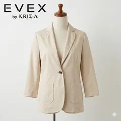 EVEX by KRIZIA テーラードジャケット オフホワイト 42