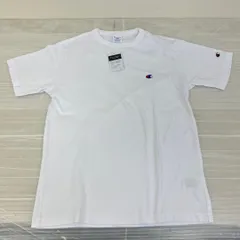 U135-66763 未使用品 Champion 半袖Tシャツ ホワイト メンズ US/L  刺繍ロゴ