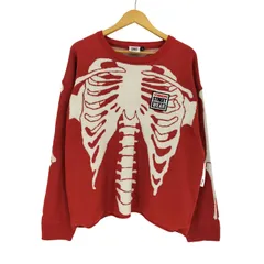 ヴィジョンストリートウェア VISION STREET WEAR スケルトン ボーン クルーネックニット メンズ import：M 