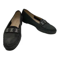 サルヴァトーレフェラガモ Salvatore Ferragamo イタリア製 編み込み スウェード パンプス レディース  5