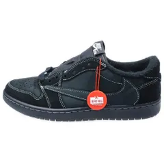 NIKE (ナイキ) ×TRAVIS SCOTT AIR JORDAN 1 LOW OG SP BLACK PHANTOM DM7866-001 エアジョーダン1 ブラックファントム ローカットスニーカー ブラック US8.5/26.5cm