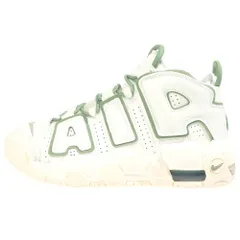 NIKE (ナイキ) GS Air More Uptempo モアアップテンポ ハイカットスニーカー US6.5Y/24.5cm ホワイト/グリーン