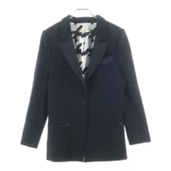 BALENCIAGA (バレンシアガ) ピークドラペル タキシード ジャケット ブラック レディース 267256 TU538のサムネイル
